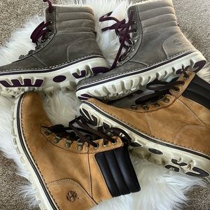 Selling both Timberland boots together. Price is firm